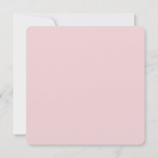 Roze Sash Baptism-uitnodiging Kaart (Achterkant)