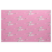 Roze Satijn Lightning Bolts Stof (Fat Quarter)