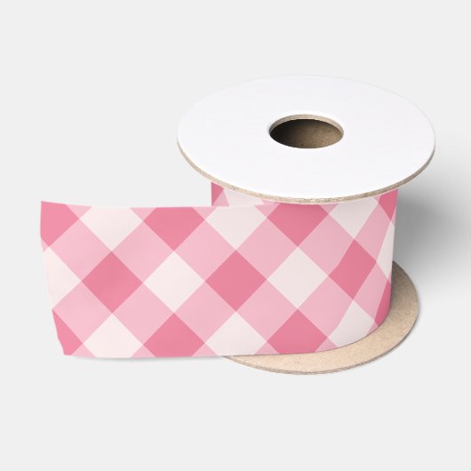 Roze satijn lint (Spoel)