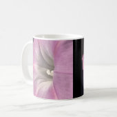 Roze Satijnen Dagbloem Koffiemok (Voorkant links)