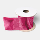 Roze Satijnen Roos Lint (Spoel)