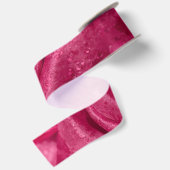 Roze Satijnen Roos Lint (Achterkant)