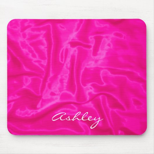 Roze satin - Computer Mousepad Muismat (Voorkant)