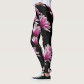 Roze Saucer Magnolia Blossom Leggings (Links)
