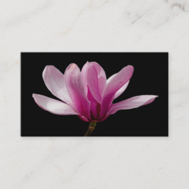 Roze Saucer Magnolia Blossom Visitekaartje