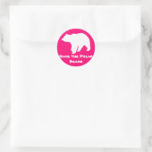Roze Save the Polar Beren Stickers (Tas)