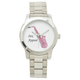 Roze saxhorloge horloge