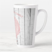 Roze Scallop Shell Latte Mok (Rechts)