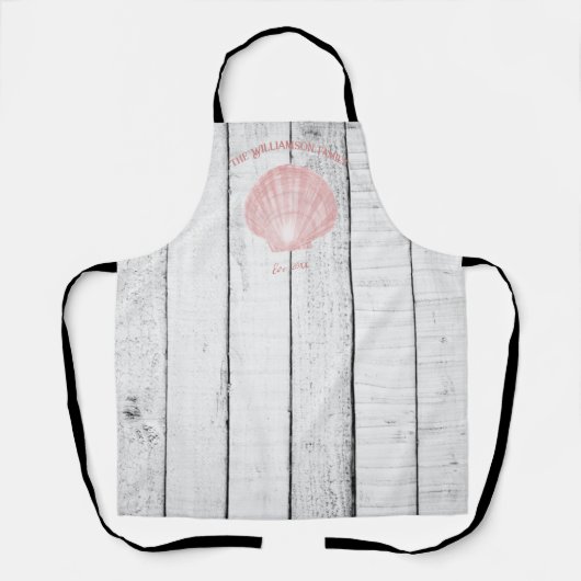 Roze Scallop Shell Schort (Voorkant)