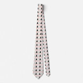 Roze Scandinavische Kerst Stropdas (Voorkant)