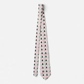 Roze Scandinavische Kerst Stropdas (Achterkant)