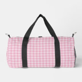 Roze Schaakbord Patroon Klein Plunjezak (Voorkant)