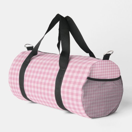 Roze Schaakbord Patroon Klein Plunjezak (Rechterhoek)