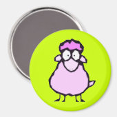 Roze schaap Magnet (Voorkant / Achterkant)