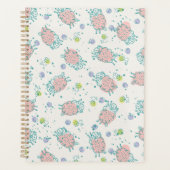 Roze schaap met bloemen & bessen - Leuke patroon Planner (Voorkant)