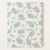 Roze schaap met bloemen & bessen - Leuke patroon Planner (Achterkant)