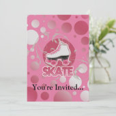 Roze Schaats met roze zwembril, Skin Kaart (Staand voorkant)