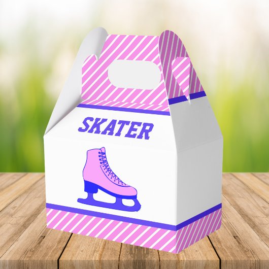 Roze Schaats Schaatsen Verjaardagsfeest Bedankdoosjes