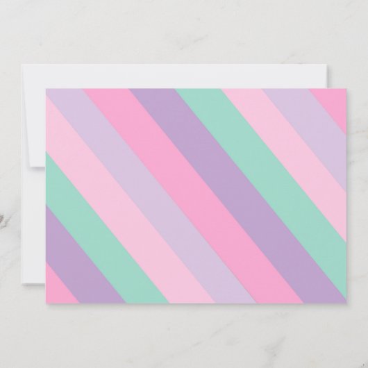 Roze schaatsen Meisjesijsschaatsen Kaart (Achterkant)