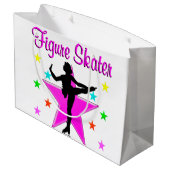  ROZE SCHAATSER LARGE CADEAUTASJE (Achterkant Gekanteld)