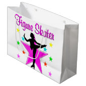  ROZE SCHAATSER LARGE CADEAUTASJE (Voorkant Gekanteld)