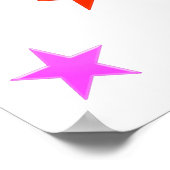  ROZE SCHAATSER POSTER (Hoek)