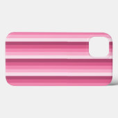 Roze schaduw strepen Case-Mate iPhone hoesje (Achterkant (horizontaal))