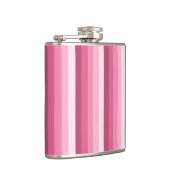 Roze schaduw strepen heupfles (Rechts)