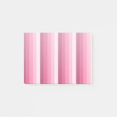 Roze schaduw strepen post-it® notes (Voorkant)