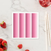 Roze schaduw strepen servet (Insitu)