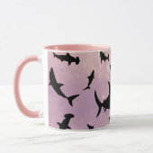 Roze schaduw vis haai op gradiënt melkwegstelsel R Mok (Links)