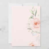  roze schaduwen Blush geometric Vrijgezellenfeest Kaart (Achterkant)