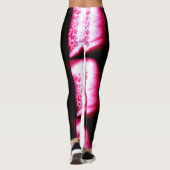 roze schaduwen zwart leggings (Achterkant)