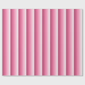 Roze schaduwstrepen cadeaupapier (Vlak)