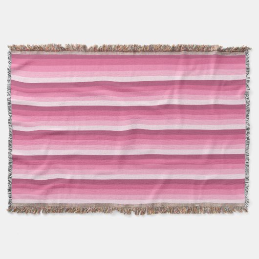 Roze schaduwstrepen deken (Voorkant)