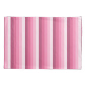 Roze schaduwstrepen kussensloop (Achterkant)