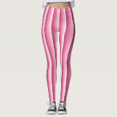 Roze schaduwstrepen leggings (Voorkant)