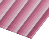Roze schaduwstrepen snijplank (Hoek)