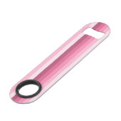 Roze schaduwstrepen speed flessenopener (Achterkant Gekanteld)