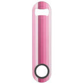 Roze schaduwstrepen speed flessenopener (Voorkant)