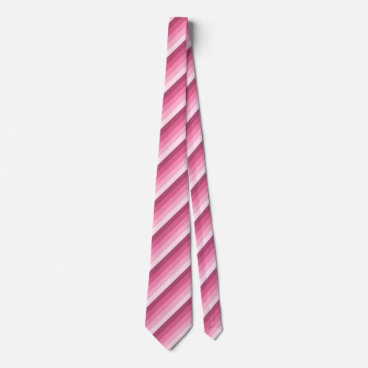 Roze schaduwstrepen stropdas (Voorkant)