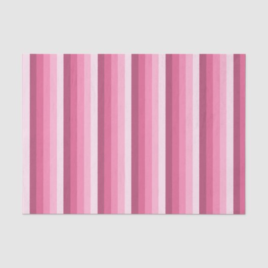 Roze schaduwstrepen tissuepapier (Voorkant)