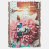 Roze schapen deken (Voorkant Verticaal)