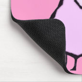 Roze schapen Mousepad Muismat (Hoek)