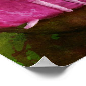 Roze schapenafdrukken poster (Hoek)