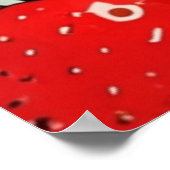 Roze schattig Poster (Hoek)