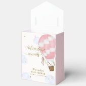 Roze Schattige Adventure Hete Luchtballon Baby sho Bedankdoosjes (Open)