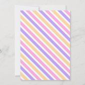 Roze Schattige Axolotl Meisje Verjaardag Kaart (Achterkant)