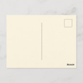 Roze Schattige Baby Meisje tulp bloemen baby showe Briefkaart (Achterkant)