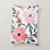 roze schattige bloem Accent Kussen (Achterkant (Verticaal))